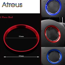 Авто-Стайлинг рулевое колесо кольцевые наклейки для Mercedes W204 W205 W210 W211 GLE GLK gla CLA класс для Аксессуары для ключей зажигания Mercedes benz