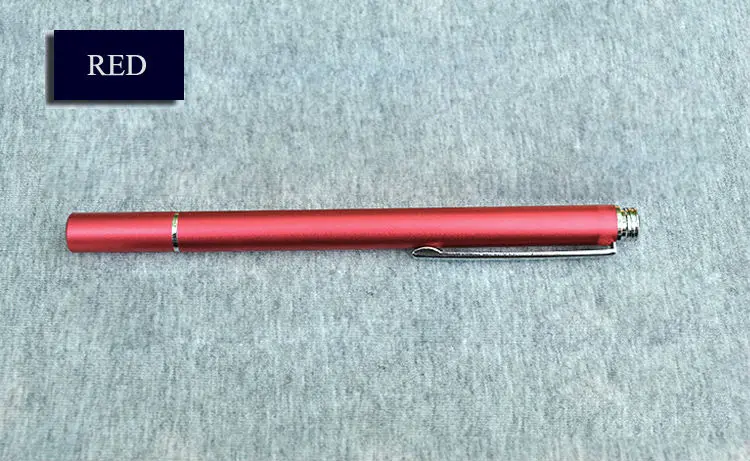 JXH-YP007 solid color round plate stylus pen -RED