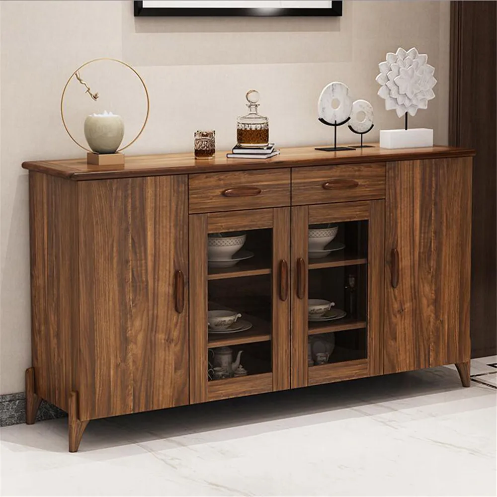 H07/08/09/10 Multi-function Cupboard Chinese Style Living Room Small Wooden Cabinets Kitchen Simple Household Cabinets Hot Sale