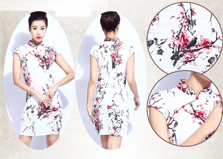 Женский Чонсам 5XL 4XL Shanghai Tang Qipao для вечеринки