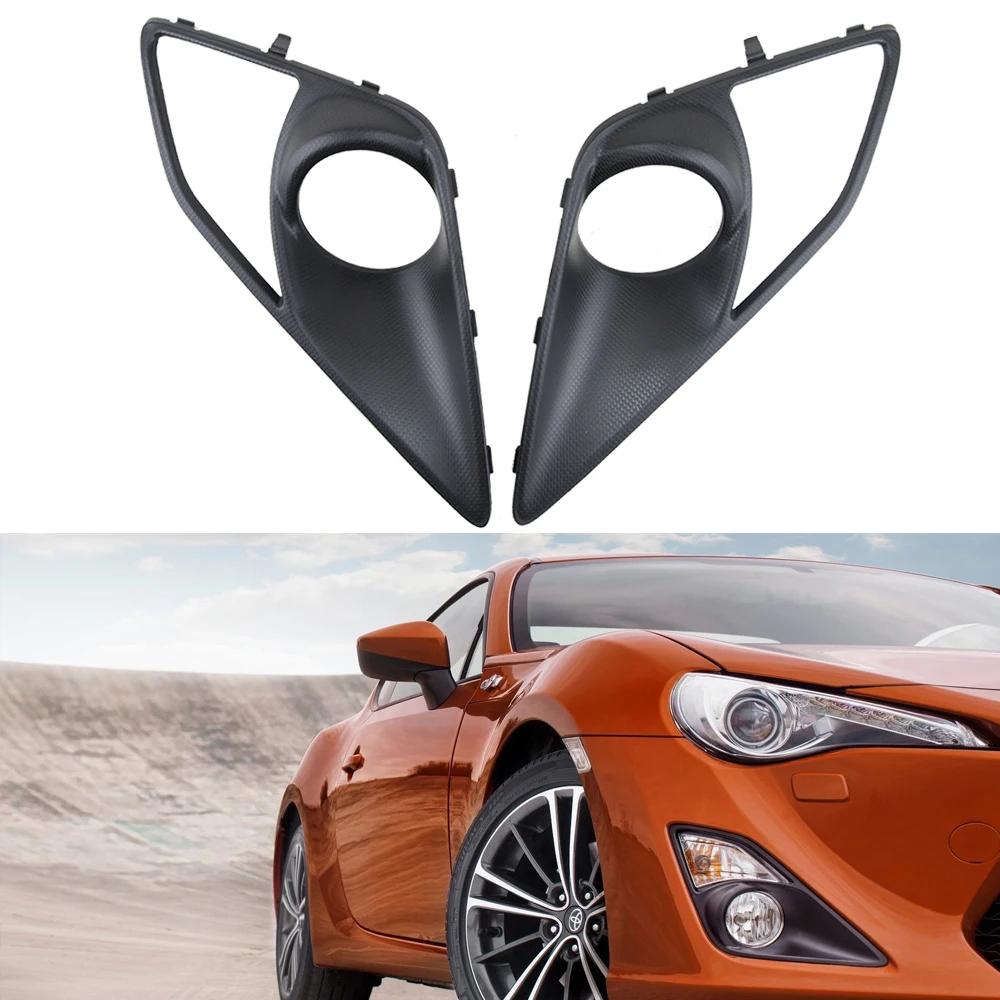 2pcs OEM Style Complete Drl Fog Lights Garnish Bezel Covers for 2012