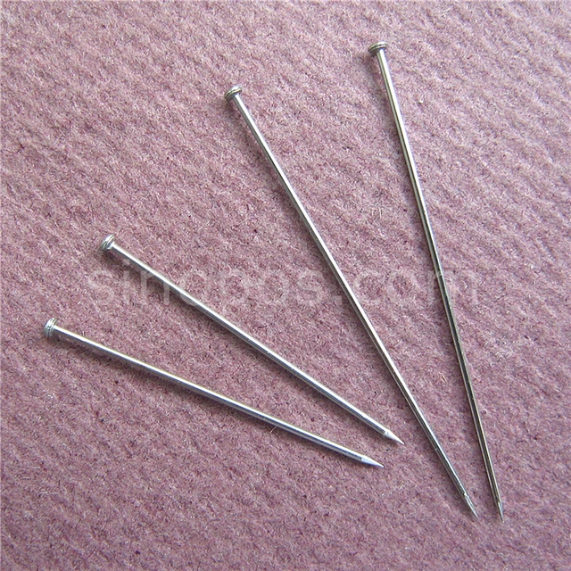 extra fine stainless steel straight pins metal sharp pointed tip