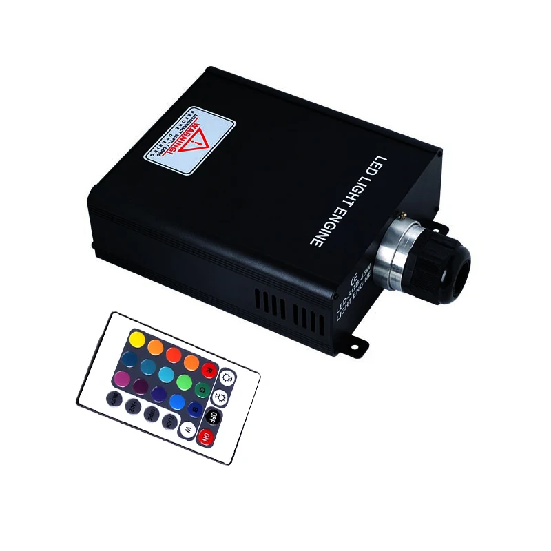 high brightness 45W LED Fiber Engine rgb 24keys wireless remote Optic Fiber Light driver 45W