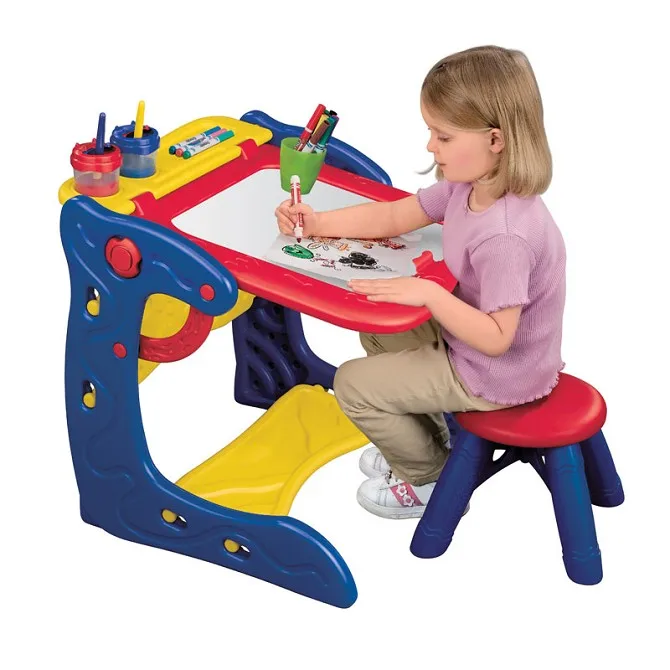 Super Enjineering Plastic Learning Desk Double Faced Useable