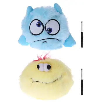 

Pet Electric Toy Dog Cat Automatic Plush Ball Activation Chew Floor Clean Toys