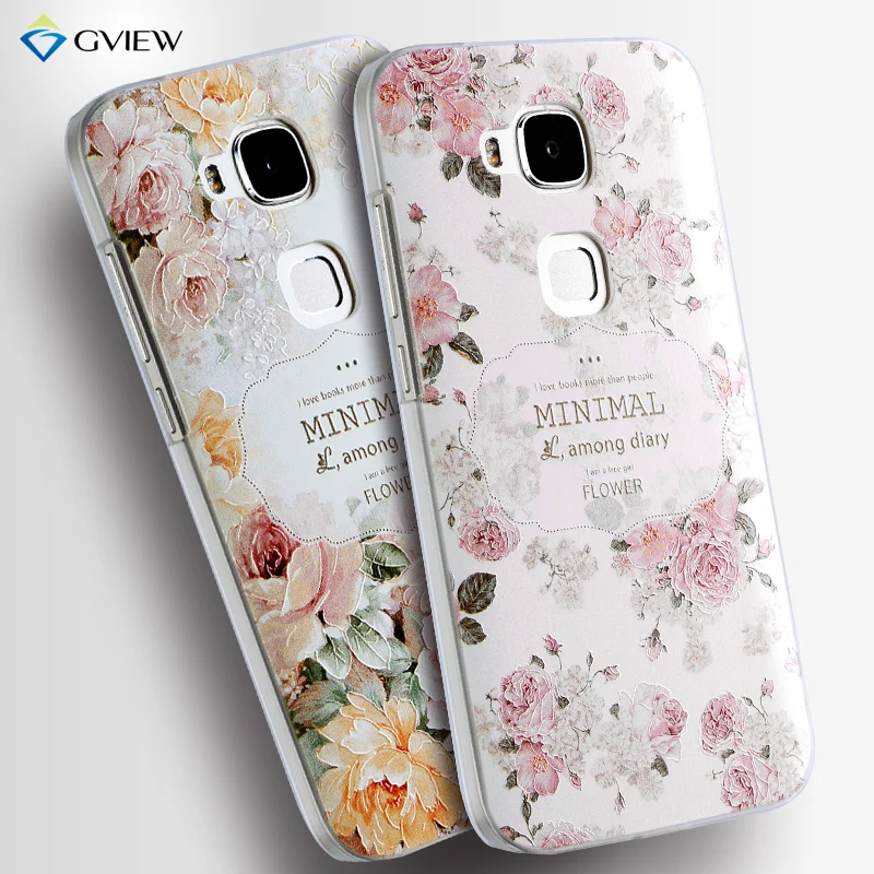 3D Relief Frosted TPU Soft Back Cover Case For Huawei G8 / G7 Plus D199 Phone Bags Colorful Case New Arrive