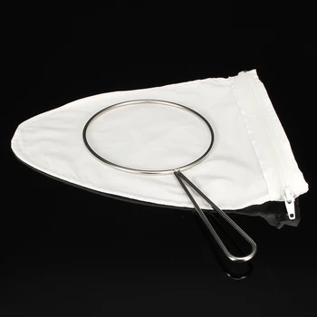 

Reusable Coffee Filter Bag With Stainless Steel Handle Cottonl Cloth Coffee And Tea Tools Coffee Cloth Strainer Sock 24.5cm