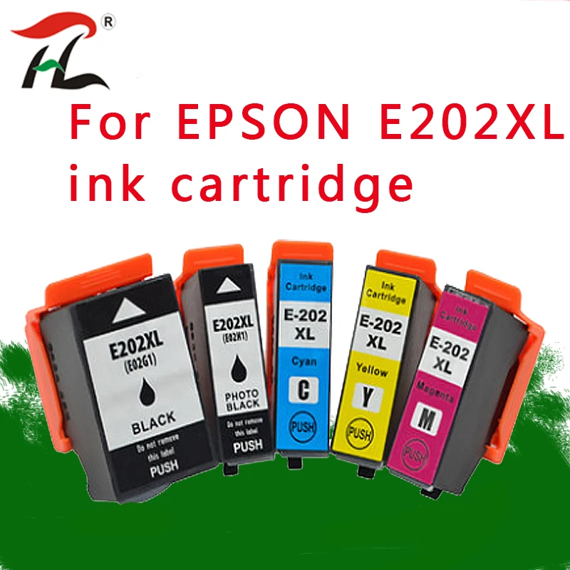 

5PCS Compatible For Epson 202XL T202XL E202XL ink cartridge For Epson Expression Premium XP-6000 XP-6001 XP-6005 printer