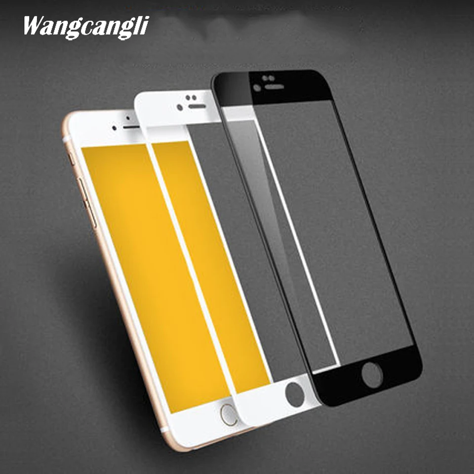 3D изогнутый край Полное покрытие закаленное стекло Защита экрана для iphone 6 7 6s 8 plus