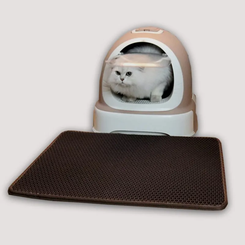 Fxcktht Ragdoll Vente Pet Litiere Pour Chat Tapis Multi Fonction Non Slip Piege A Pad Chats Toilette Double Couche Avec Base Impermeable L Eau Fournitures Pas Cher Prix