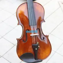 NAOMI акустическая скрипка 4/4 скрипка из клена приятный звук ручной работы из черного дерева набор аксессуаров