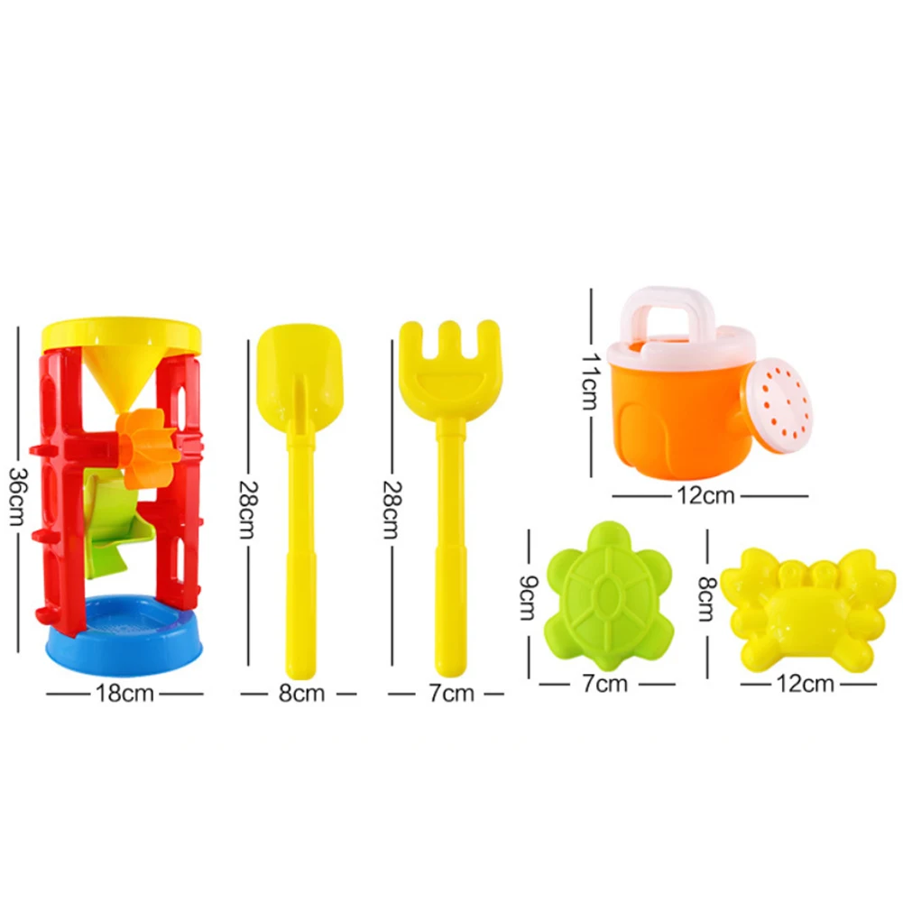 price cut  1 Set Summer Funny Water Beach Sand Play Toy sandbox Seaside Shovel toys Double wheel hourglass Sho