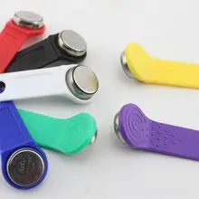 100 шт. TM1990A-F5 iButton Немагнитный доступа Управление ключ для электронного замка тег TM1990A электронные ключи iButton Dallas TM карточка