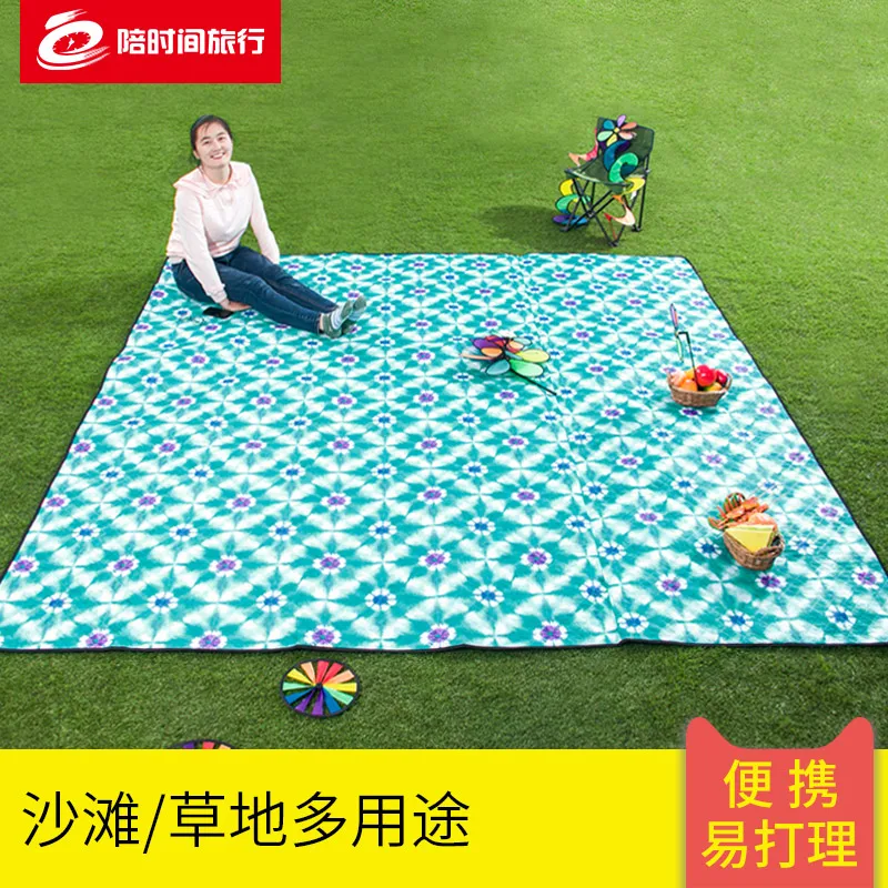 

Time Travel Picnic Mat Beach Mat Waterproof Moistureproof Mat Outdoor Lawn Picnic Mat Portable And Light