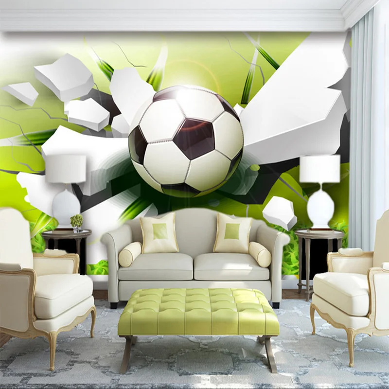 Football Wall Mural popular football 3d wall mural-buy cheap football 3d wall mural Football Wall Mural popular football 3d wall mural-buy cheap football 3d wall mural