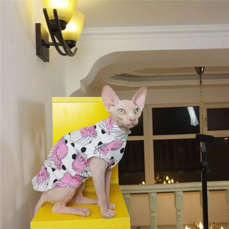 Сфинкс одежда hairless cat Одежда Новая посылка ручная работа популярный логотип для