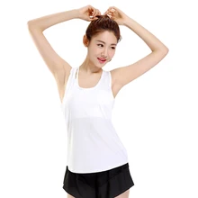 Спортивное нижнее белье женский жилет для йоги с открытой спиной свободные удобные дышащие спортивные впитывающие для фитнеса тренировочная безрукавка