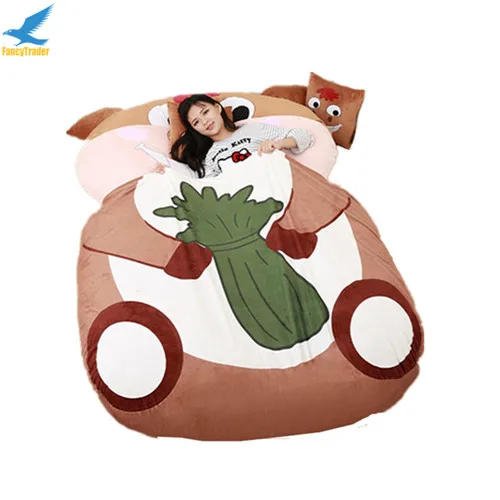 Fancytrader-Giant-Stuffed-Animal-Horse-Bed-Soft-Plush-Beanbag-Mattress-Sofa-Mat (5)