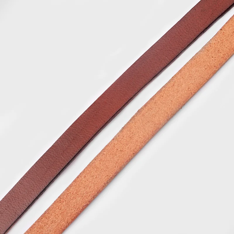 5 ярдов 10 мм плоский кожаный шнур коричневый 10x2 плоская натуральная кожа Ювелирный шнурок для изделия в виде ювелирных браслетов аксессуары