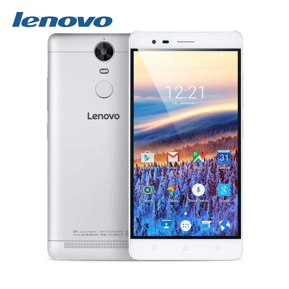 Original Lenovo K5 note 5.5 inch FHD MTK6755M android 5.1 4G LTE smartphone 3GB RAM 32GB ROM 13MP dual sim fingerprint 3500mAh | Мобильные