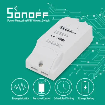 

Sonoff Pow R2 16A 3500W Wifi Smart Switch Higher Accuracy Power Consumption Measure Monitor Current Energy Usage Work With Alexa