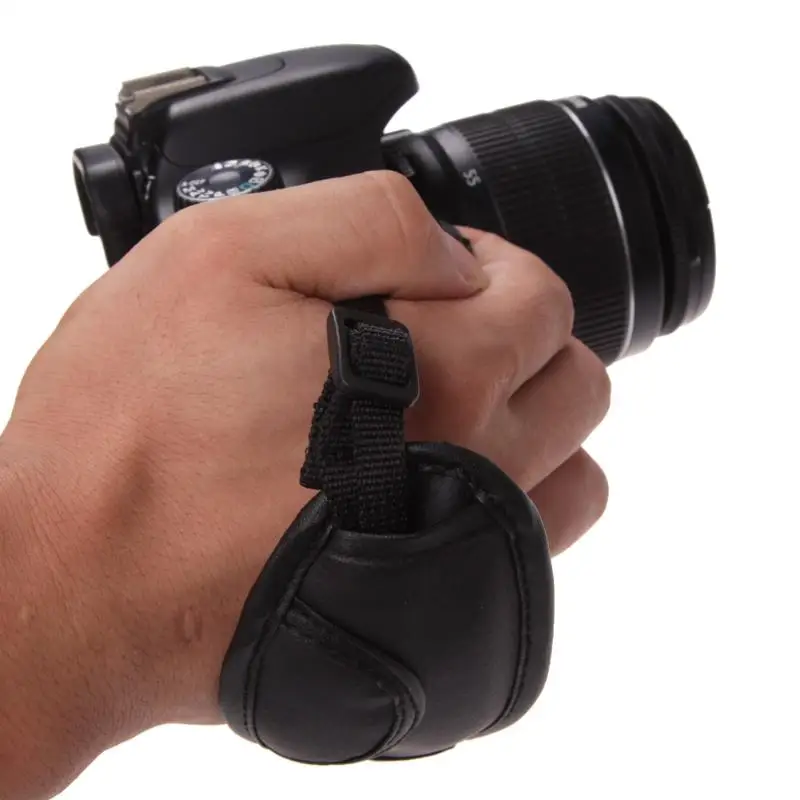 Регулируемая новейшая рукоятка ремешок для камеры из искусственной кожи ручной ремешок для Dslr камеры для sony Olympus Nikon Canon EOS D800