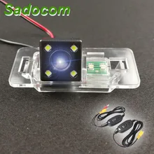 Carro ccd 4 led visão noturna backup câmera de visão traseira assistência estacionamento para bmw série 3 315 318 320 323 325 e39 e53 x3 x5 x6