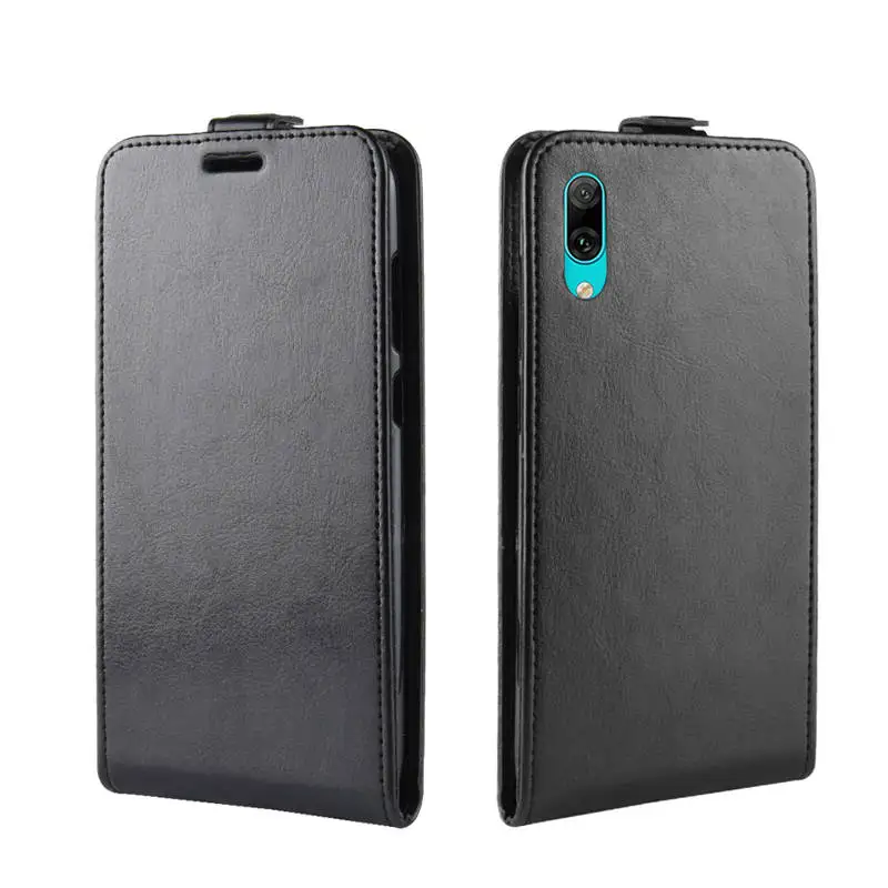 Vertical Flip Leather Case for Huawei Y7 Prime 2019 Cover UP Down Flip Cover for Huawei Y7 Prime 6.26 incn 2019 Phone Bag Funda Huawei dustproof case