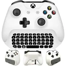 FULL-для Xbox One S Chatpad мини игровая клавиатура беспроводной чат клавиатура для сообщений с аудио/разъем для гарнитуры для Xbox One Elite& Sli