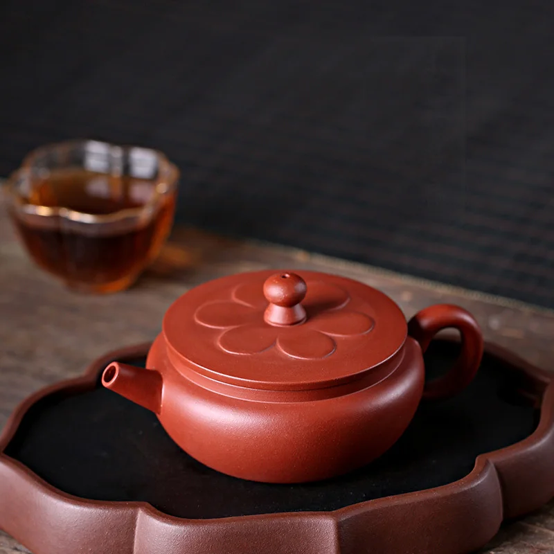 

PINNY 150ML YiXing Purple Clay "Yu Ying" Teapot Hand Made Purple Mud Tea Pot Chinese Purple Sand Crafts Kung Fu Tea Service