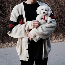 Повседневный осенне-весенний мужской свитер-Кардиган корейский элегантный спортивный Зимний пуловер Плотный трикотаж плюс размер свитер, пальто, одежда