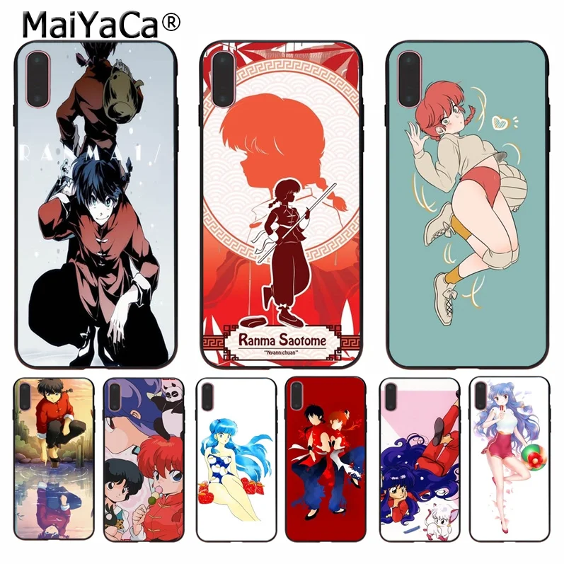 MaiYaCa Ranma 1 2 популярный дизайн чехол для Apple iPhone 8 7 6 6S Plus X XS MAX 5 5S SE XR | Мобильные