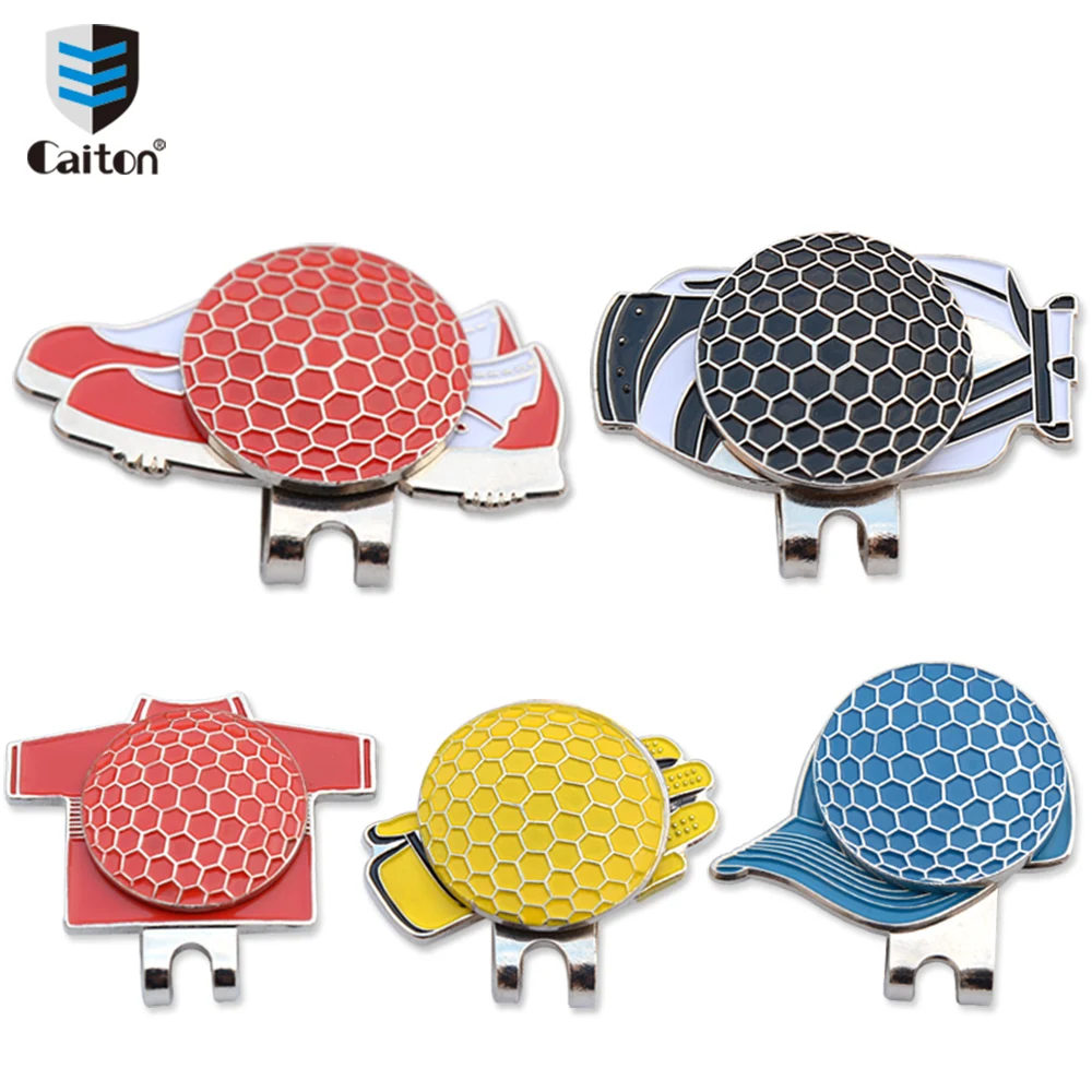 Caiton golf ball marker with hat clips Golf sport seriesin