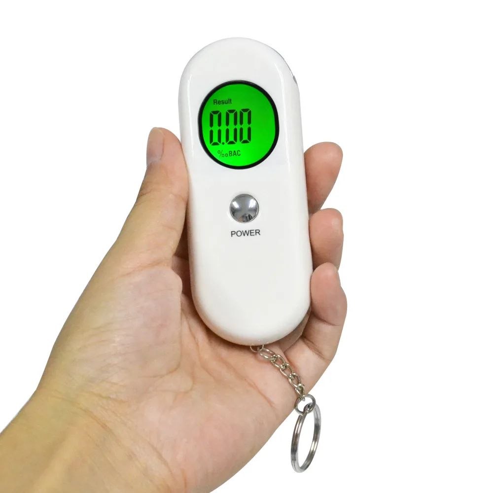 جديد TIMESUN LCD عرض بريفيسيونال التنفس اختبار الكحول عالية الدقة الكحول ضربة اختبار للسائقين انخفاض الشحن