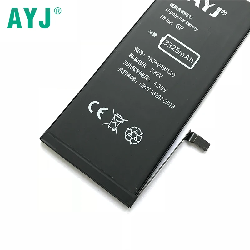 Аккумулятор AYJ для iPhone 6 p plus 3325 мАч 0 циклов|battery for|phone batterybattery for phone |