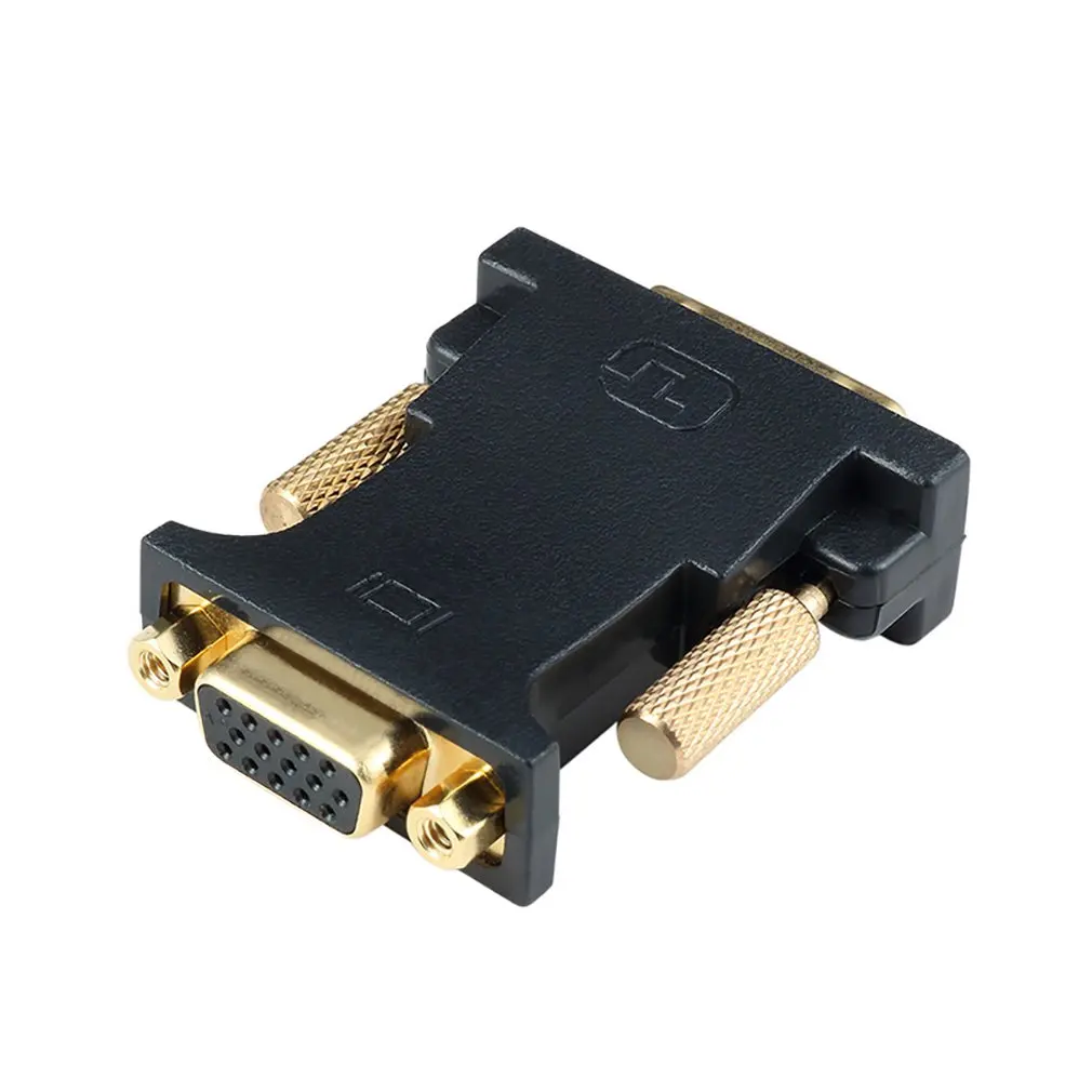 DVI 24+ 1 к VGA адаптер видео кабель конвертер 24+ 1 25Pin DVI-D к VGA 1080P