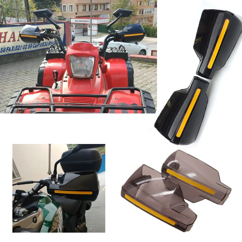 

1 Pair Motorcycle Brush Bar Handguards Protectors Motorbike Motocross Pattern Hand Guard Protector Modification Protective Gear