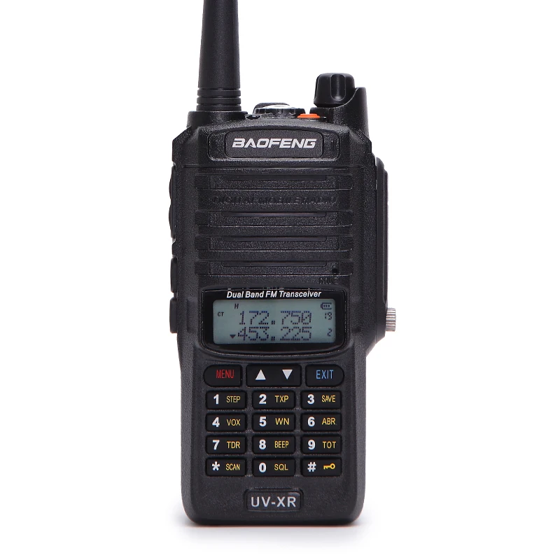 2 PCS Baofeng UV-XR Walkie Talkie 10W High Power 4800mAh WaterProof Dual Band Portable Two Way Radios