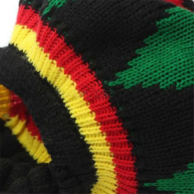 Мужские, женские, мужские, Jamican Rasta, шляпа, Дред, парик, Боб, Марли, карибская модель, трикотажная облегающая шапка унисекс (art.: 79a80de6a) - 79a80de6a