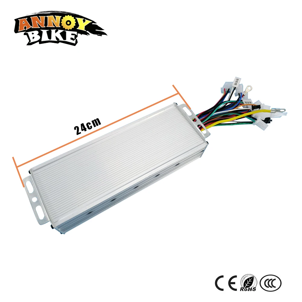 48V60V72V96V двойной режим 18mosfet 1000W 45Amp бесщеточный контроллер DC sine wave бесшумный для