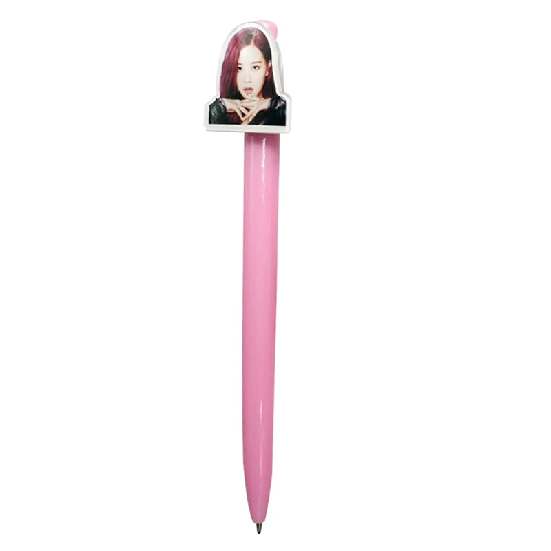 1 шт. Kawaii BLACKPINK шариковые черные чернила для ручки JISOO Дженни Лиза Роза студент, школа, офис поставки - Цвет: H05