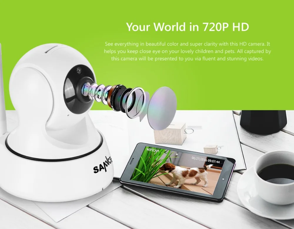 Smart Wireless 720P PTZ Camera
