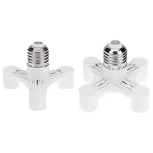 E27 до 3 E14/E27 до 4 E14 лампочка свет разветвитель конвертер Винт человека индукции держатель лампы светодиодные лампы база