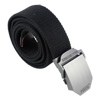 

Men's Extra Long Army Zip Canvas Belt with Slider Buckle