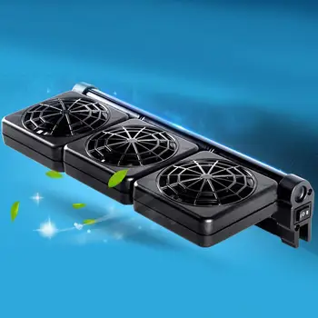 

EU Plug Mini Heat Dissipation And Cooling Fan Chiller For Fish Tank Aquarium With Adjustable Wind Speed Temperature Control