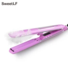 SweetLF Электрический расческа-выпрямитель натуральный инструмент для волос Утюг антистатические анти-ожоги быстрый нагрев Detangler прямые волосы стиль