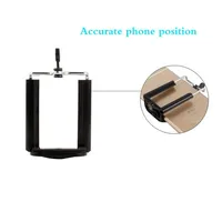 FGHGF Black For Phone Holder Tripod Tripod Stand With 1/4 Inch Nut Screw Hole Selfie Stick Phone Clip Accessories - Image 4