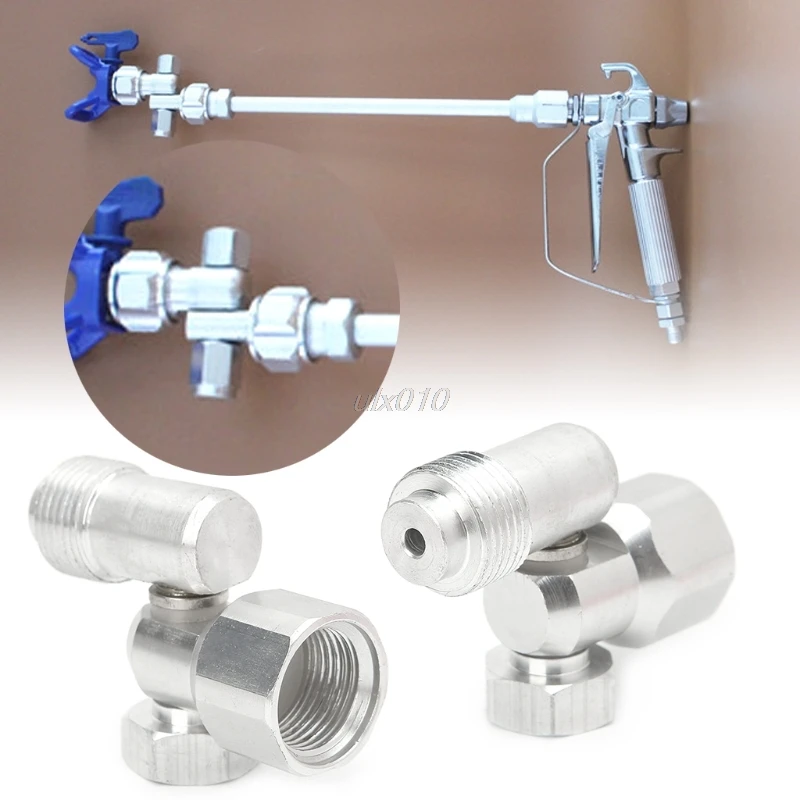 

Multi-angle 7/8"F- 7/8"M Alloy Universal Swivel Joint Adapter For Airless Spray Gun Tools Mar Whosale&DropShip