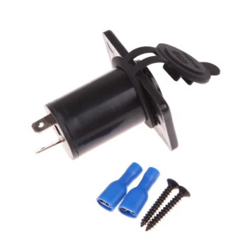 

Dual USB Charger Socket Waterproof Outlet 3.1 amp Panel Mount Motorcycle Outlet Socket Power Supply Charger for Motorcycle