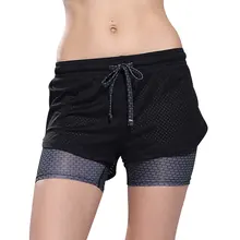 Womens Running Shorts 2 In 1 Running Tights Short 2016 Women s Gym Cool Woman Sport